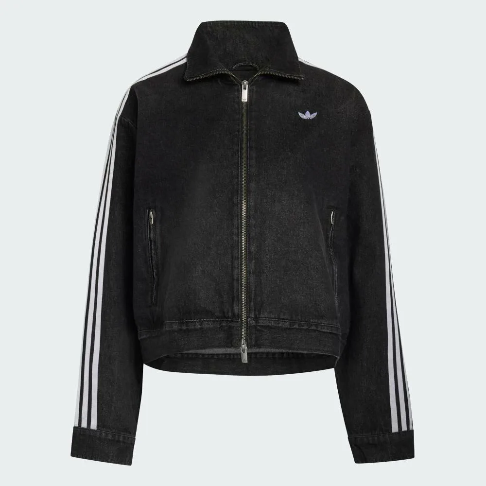 Джинсовая гоночная куртка Originals FB Adidas, black — фото 4