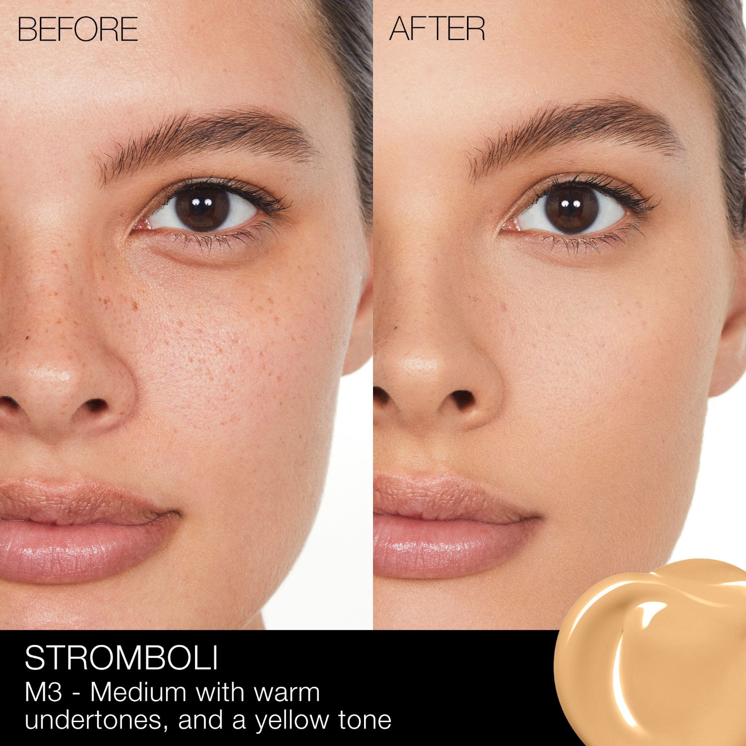 Тональный крем для лица sheer glow collection sheer glow Nars, 47 - stromb, объем 30 мл — фото 2