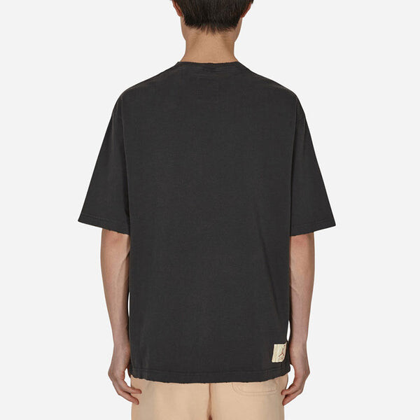 Футболка Air Jordan x Union Crossover Solid Color Breathable Logo Round Neck Short Sleeve US Edition Black, черный — фото 3