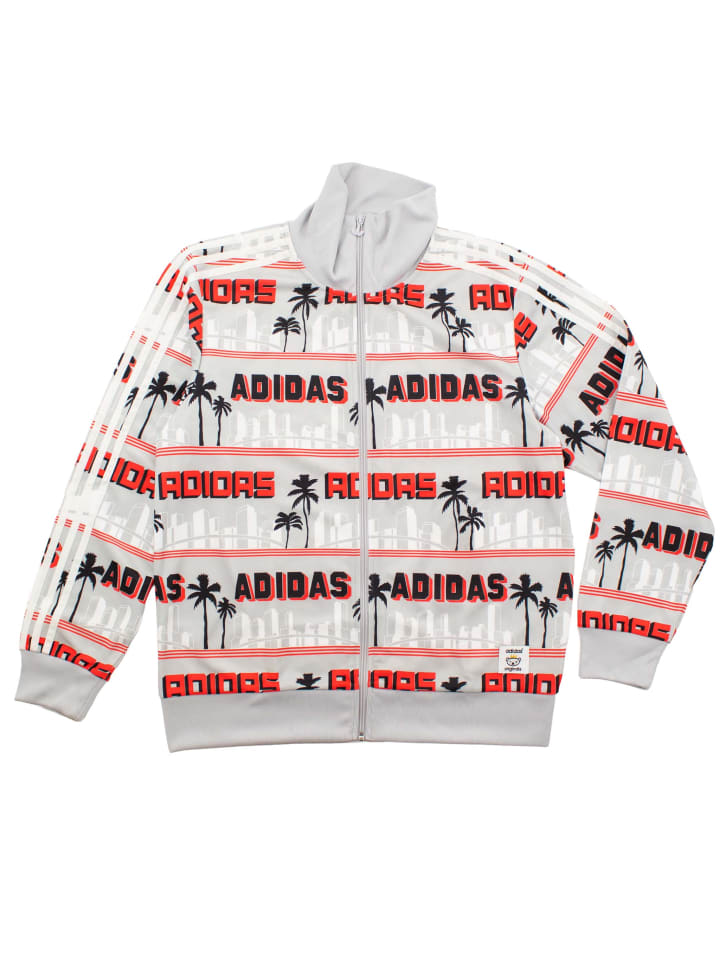 

Тренировочная куртка NIGO LA PALM Track Top серого цвета adidas