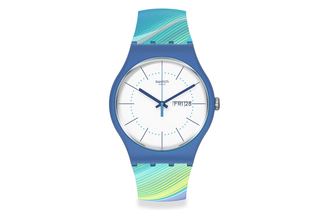 

Унисекс белые часы 34 мм SO29Z700 SWATCH