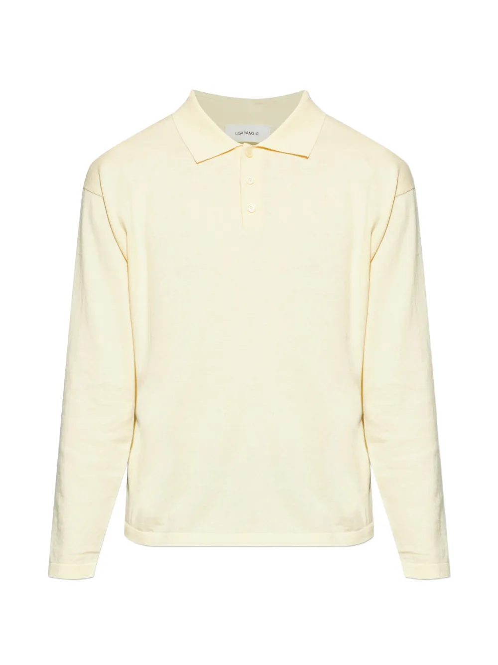 

Поло с длинными рукавами на пуговицах Lisa Yang, желтый