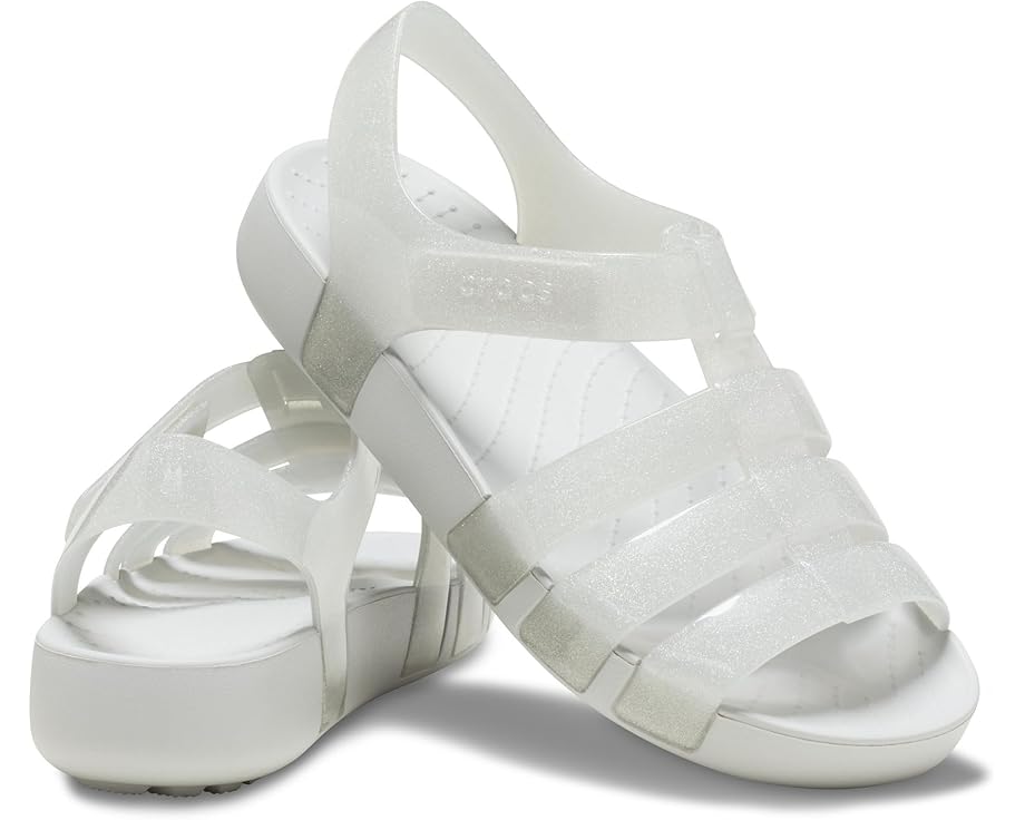 

Сандалии Crocs Kids Isabella Glitter Sandal, цвет Silver Glitter