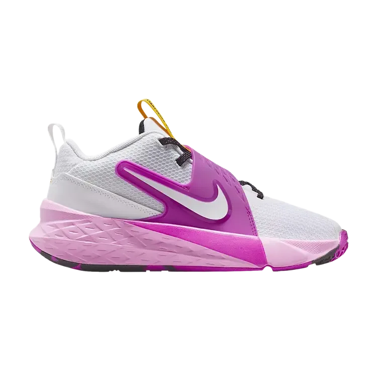 Кроссовки Nike Team Hustle D 12 GS 'White Vivid Purple'