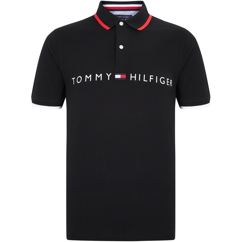 

Мужская рубашка-поло Tommy Hilfiger, цвет Black 001