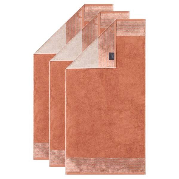 

Полотенце для рук Cawö Luxury Home Two-Tone 3er Pack, 100x10x50 см, медный