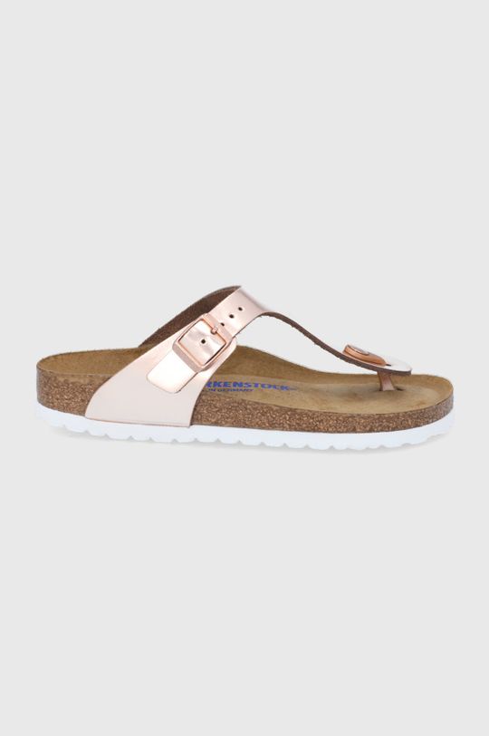 

Кожаные шлепанцы Gizeh Birkenstock, розовый