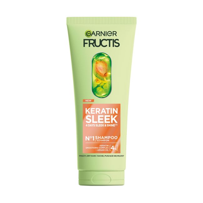 

Кератиновый шампунь для гладкости волос Garnier Fructis, 200 мл
