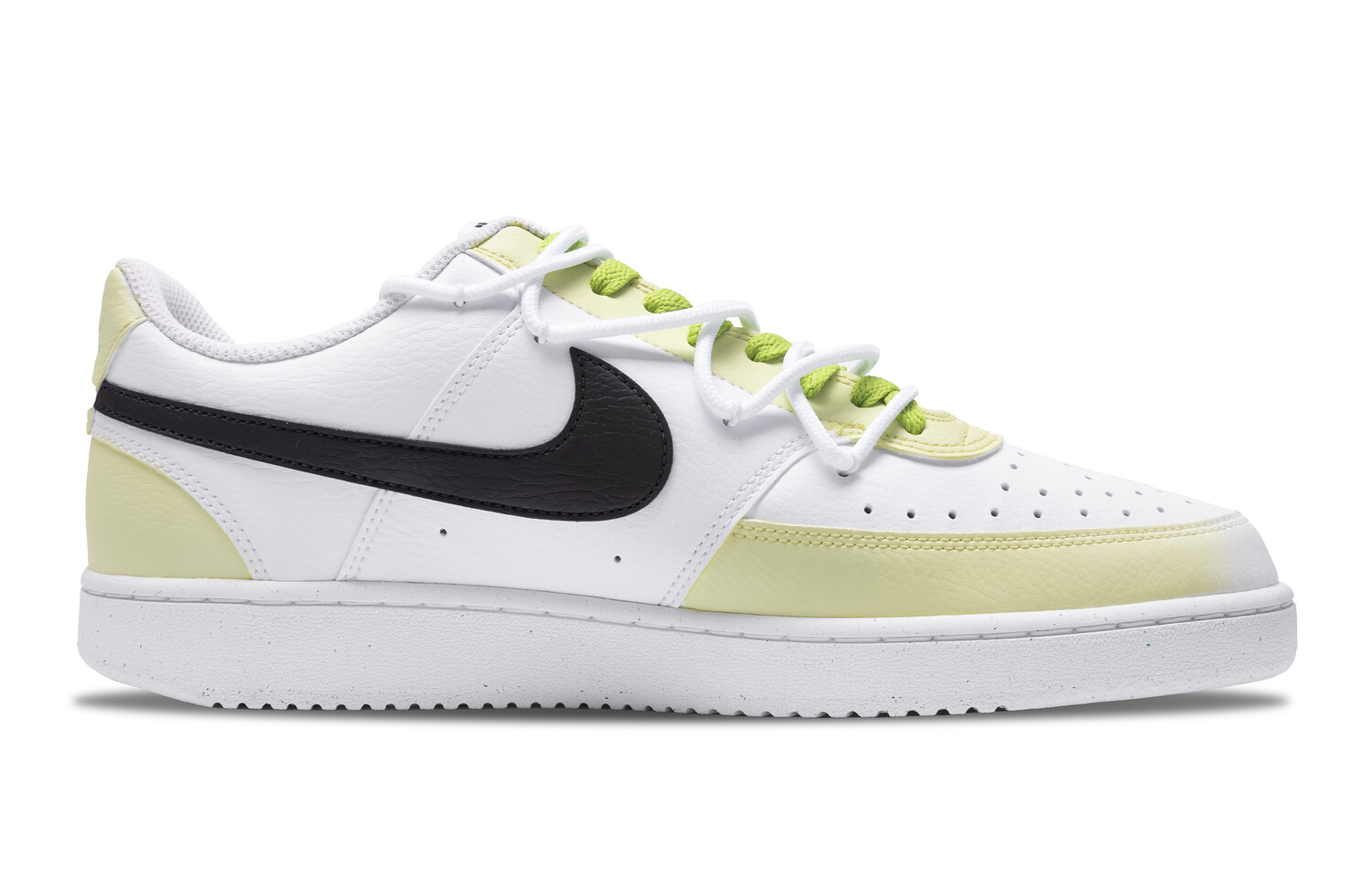 

Кроссовки Nike Court Vision 1 Skateboarding Shoes Men Low-top White, зеленый