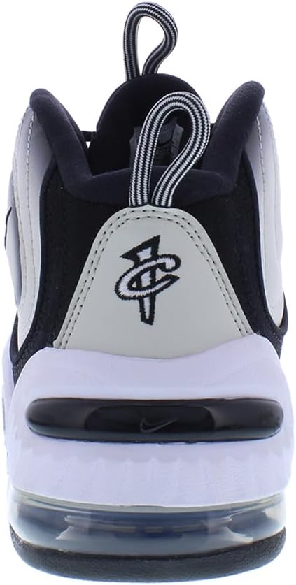 Кроссовки Nike Air Penny 2 - Black / Multi Color / White / Football Grey, белый/черный — фото 4