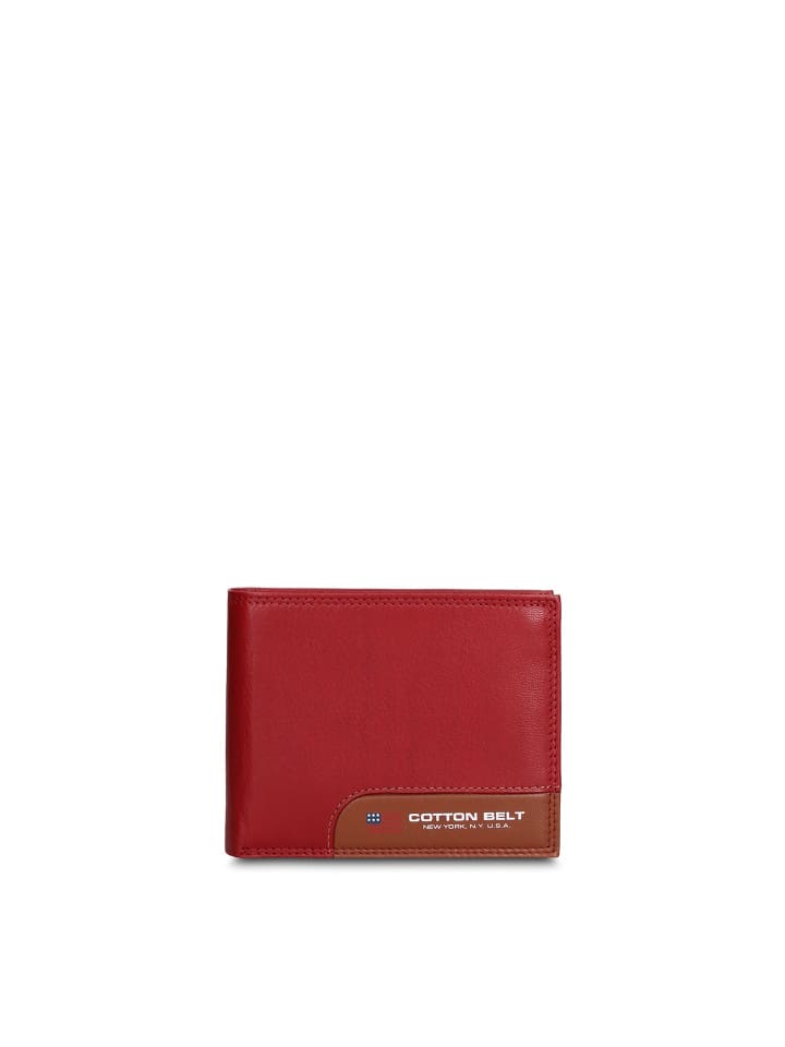 

Cotton Belt Кошелек в бордоском и коньячном цветах