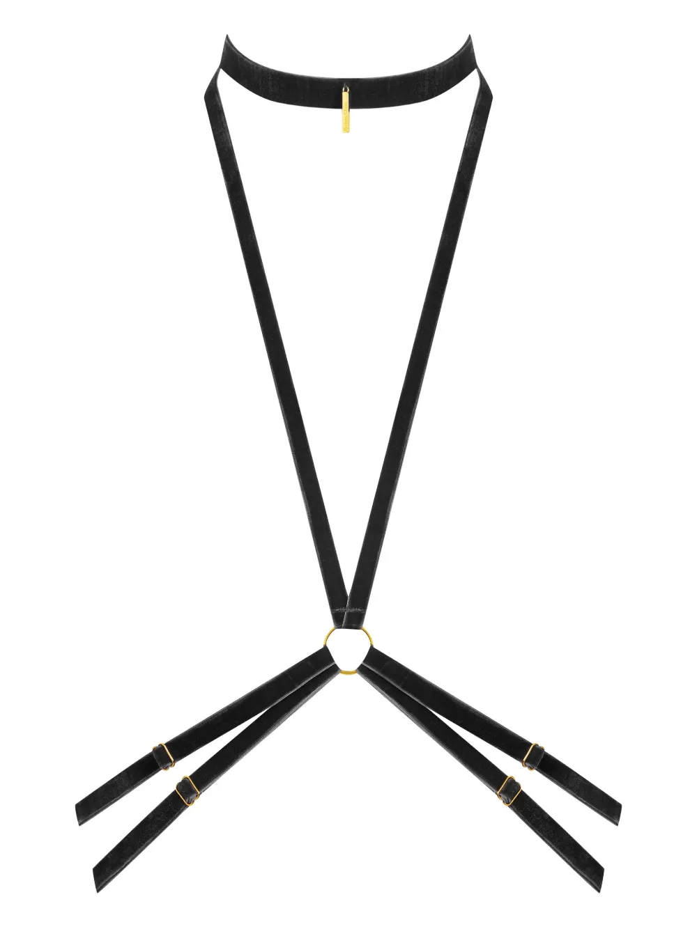 

Бархатная сбруя Maison Close, черный