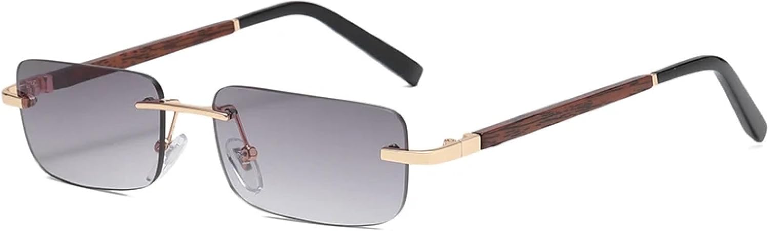 

Солнцезащитные очки с защитой от УФ-излучения UV400 | Без оправы с градиентным покрытием | Для женщин и мужчин | Для занятий спортом на открытом воздухе и вождения DSVIGF, Black