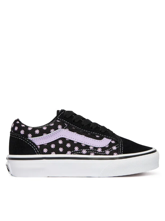 Vans Кроссовки Old Skool VN000Y1BPRP1 из черной ткани