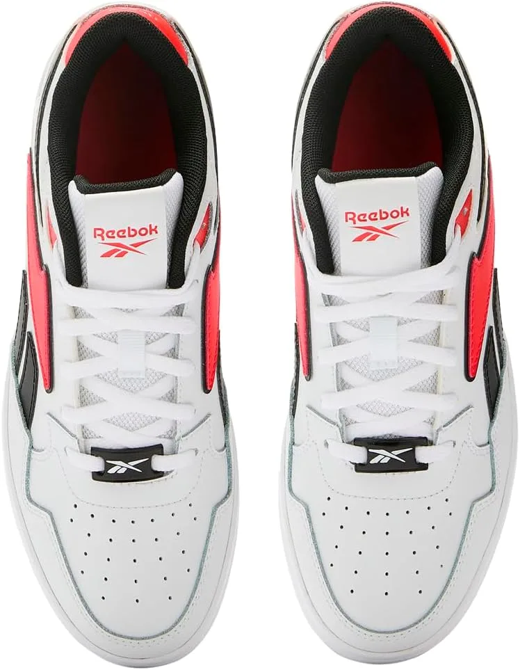 Кроссовки Reebok Club C Grounds (Великобритания), белый/черный/красный — фото 4