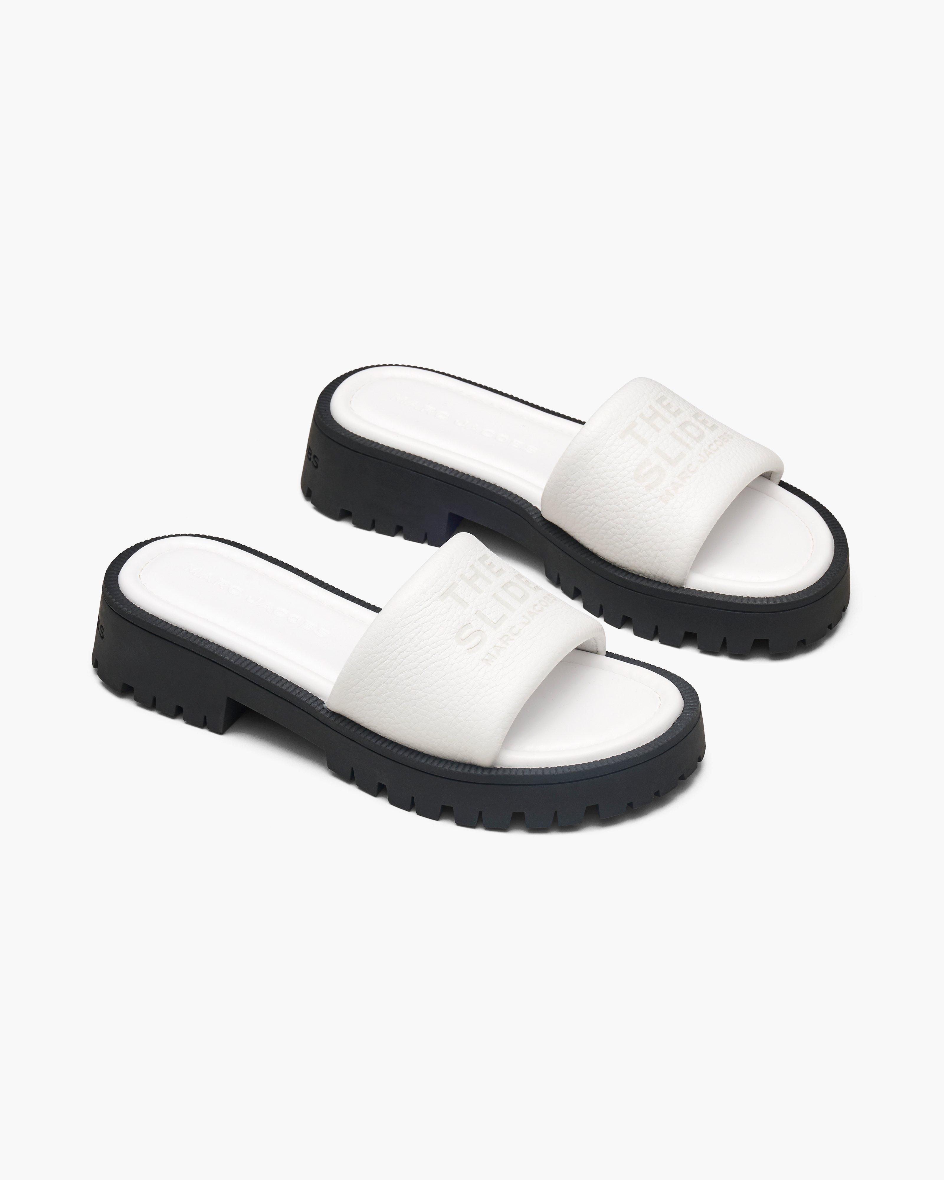 Слайдеры The Lug Sole Slide Marc Jacobs, ярко-белый