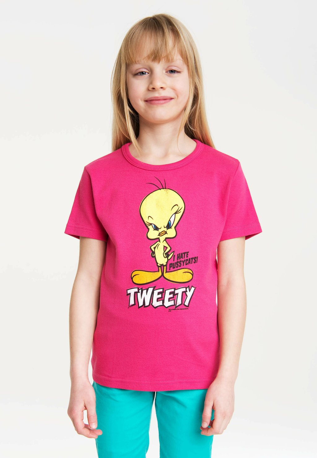 

Футболка с принтом T-SHIRT TWEETY LOGOSHIRT, цвет pink