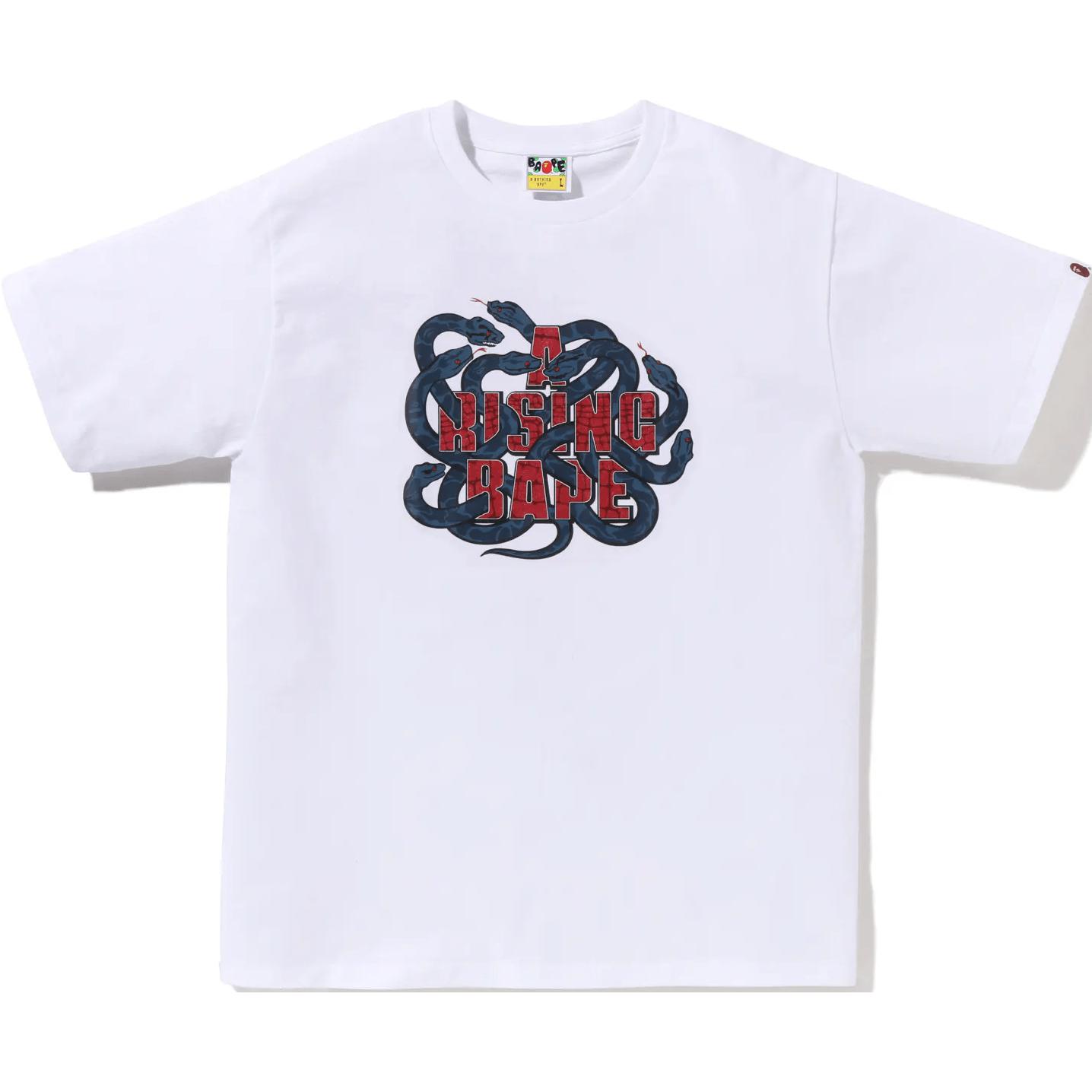 Футболка Bape Year Of Snake A BATHING APE, черный — фото 3
