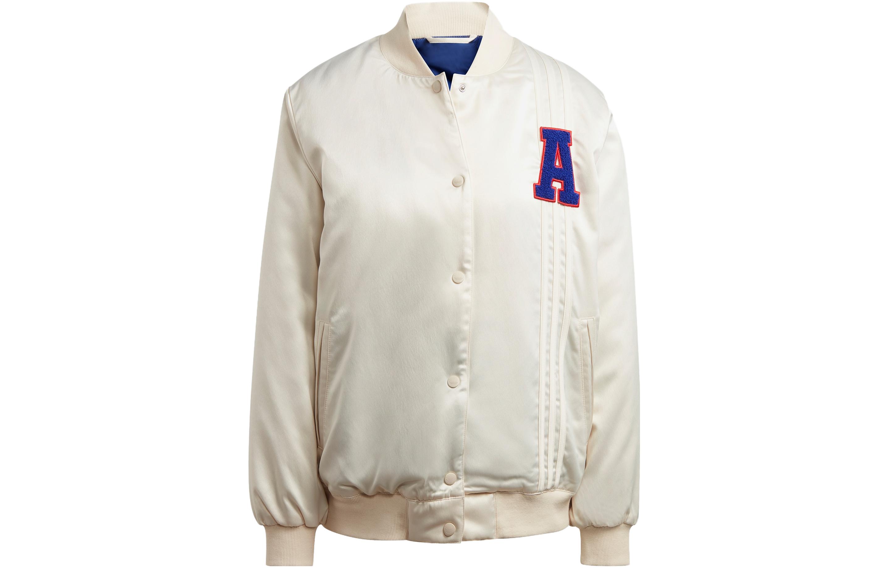 

Adidas Originals Сатиновая женская куртка колледж, Wonder White
