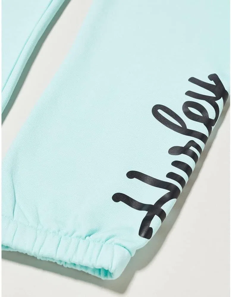 Детские спортивные брюки Hurley из мягкой вязки, Active Mint — фото 4