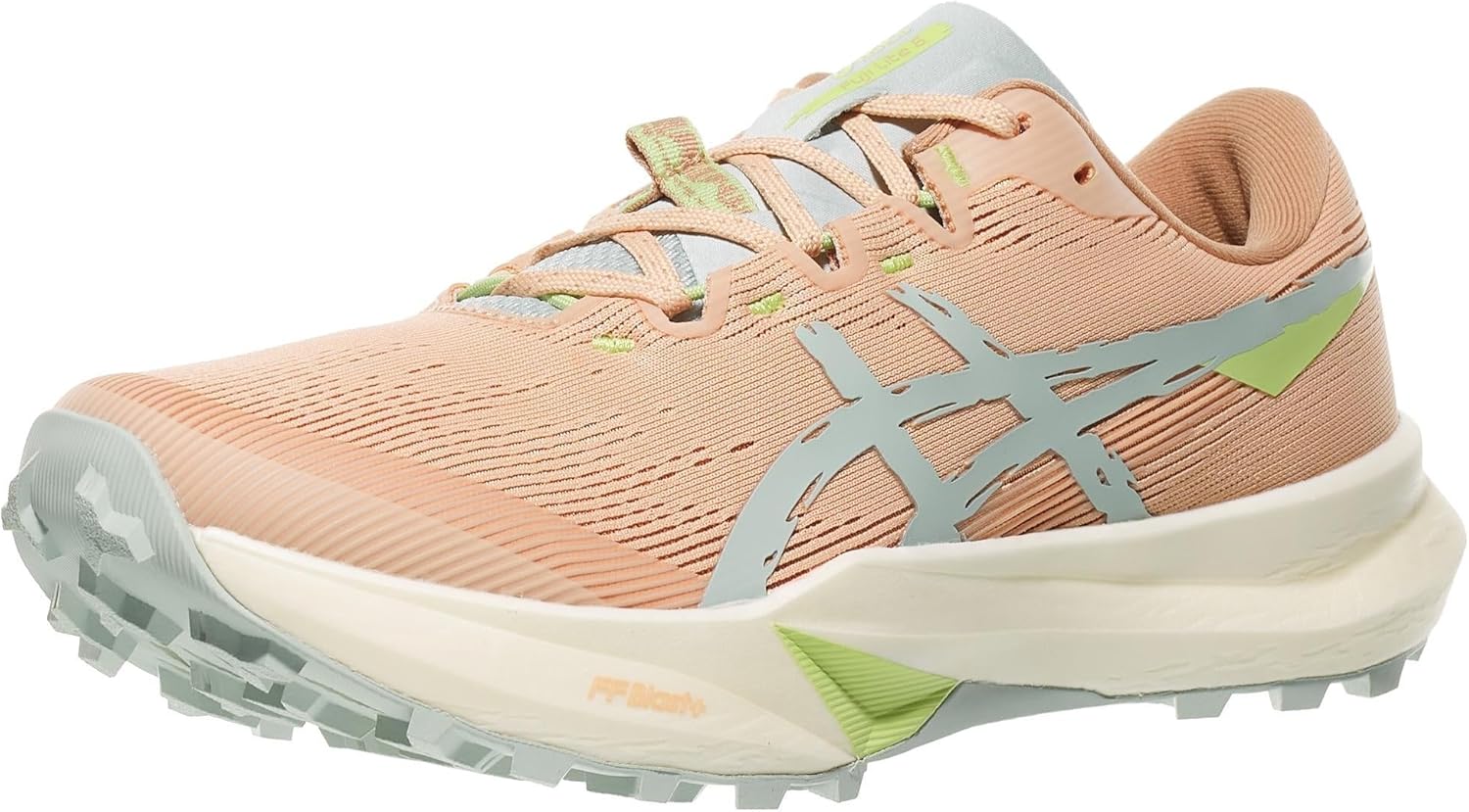 Мужские кроссовки для трейлового бега ASICS Fuji LITE 6, Pale Apricot/Lichen Rock — фото 2
