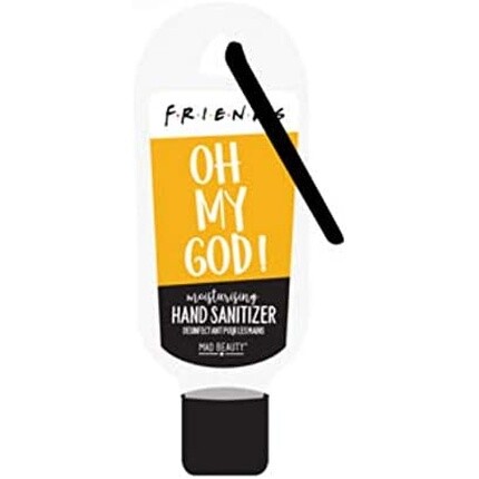 

Гель-дезинфицирующее средство для рук Friends Clip & Clean, 30 мл, персиковый, Mad Beauty