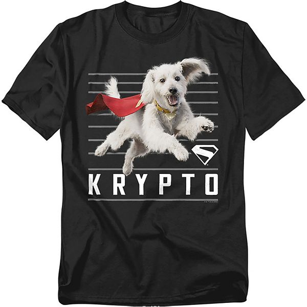 

Футболка с принтом Big & tall dc comics superman 2025 krypto lines Licensed Character