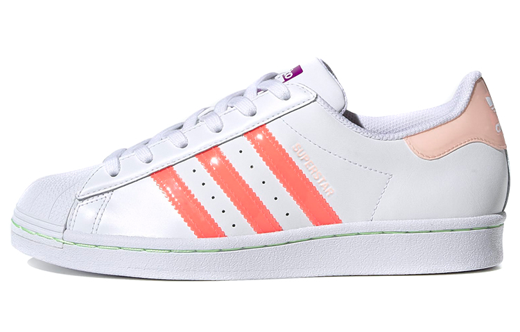 

Кроссовки Adidas Originals Superstar White Signal Pink Shock Purple Women's