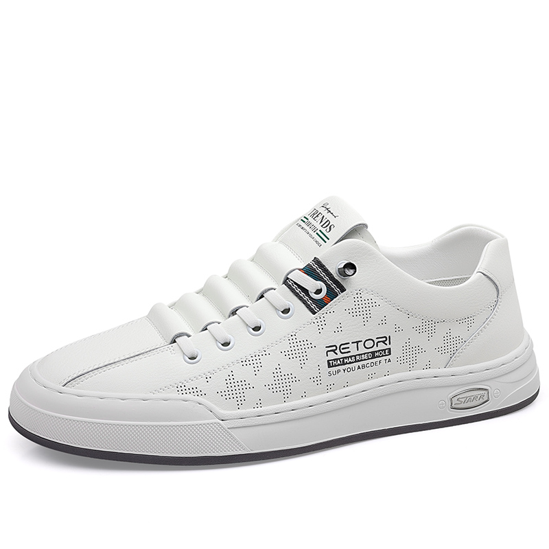 

Нескользящие износостойкие низкие мужские кроссовки BOLE, White