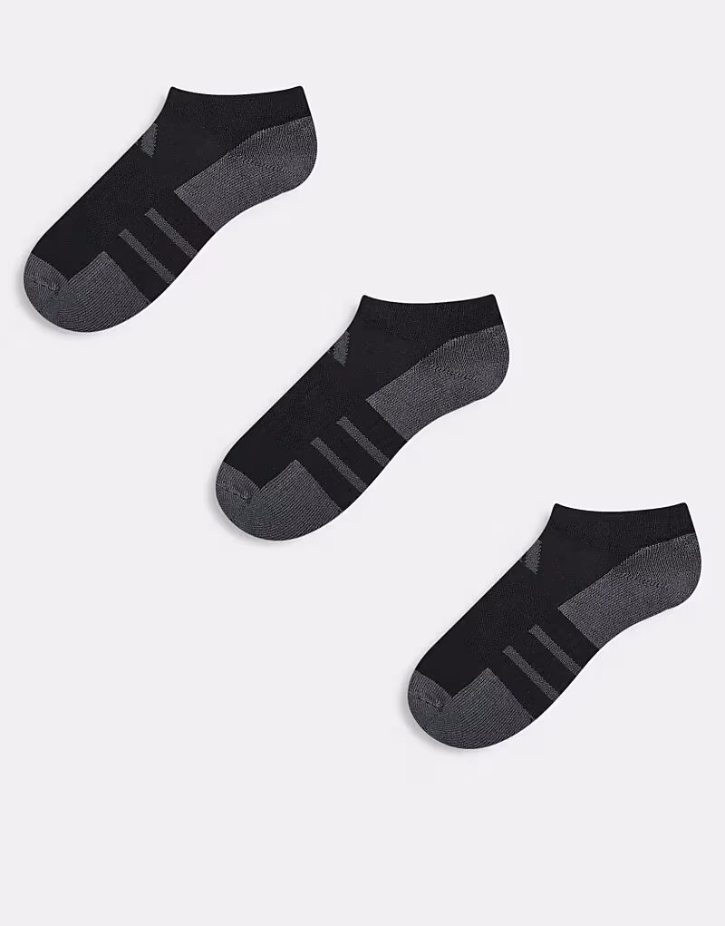 

Носки для тренировок Adidas Running Essentials черного и серого цвета, 3 пары Adidas Performance