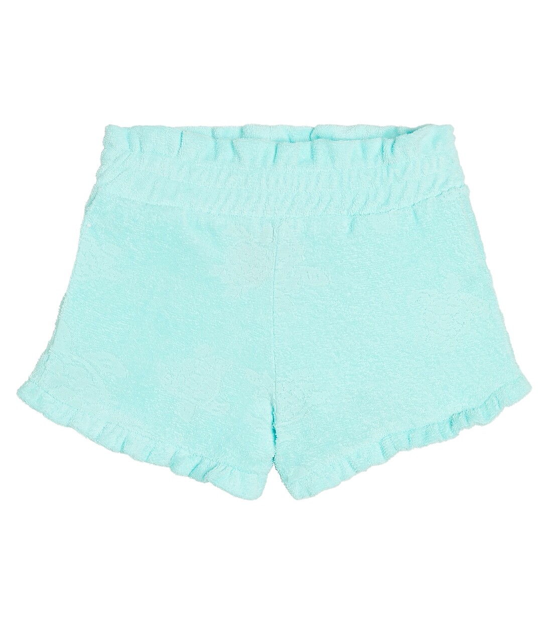 

Жаккардовые шорты из хлопковой махровой ткани Vilebrequin Kids, синий