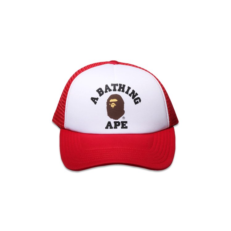 

Бейсболка BAPE College Mesh Cap, красный