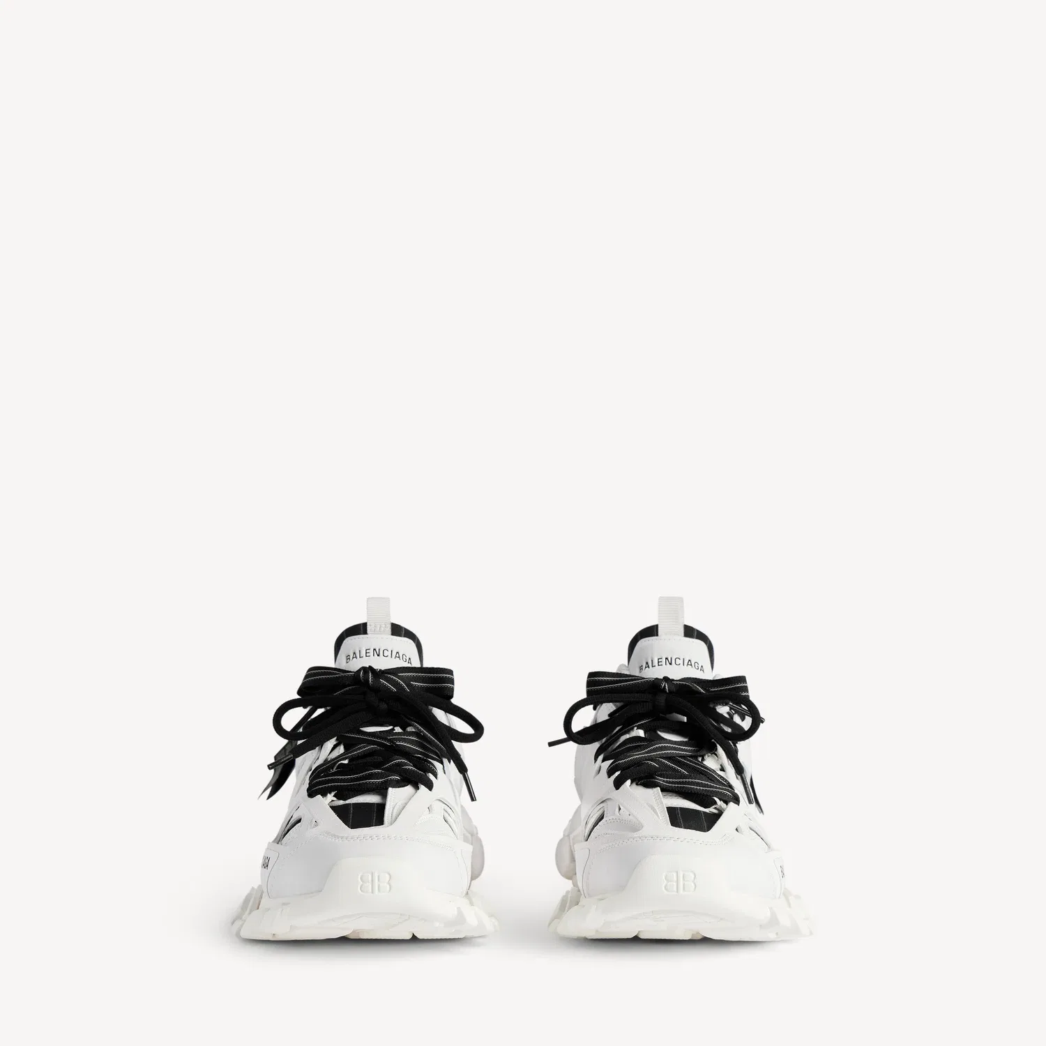 Мужские кроссовки Track Shirt Sneaker белого цвета BALENCIAGA, белый — фото 4