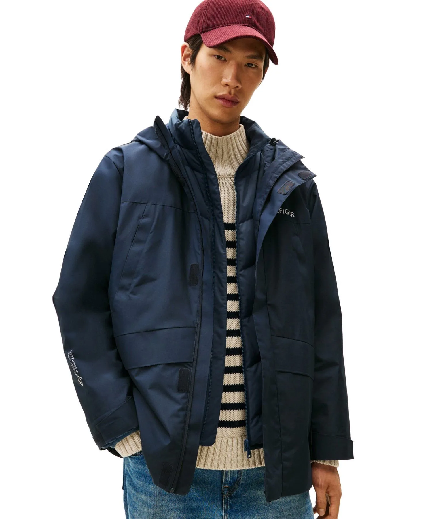 Куртка Gore-Tex 3-в-1 из гусиного пуха TOMMY HILFIGER, Navy DW5
