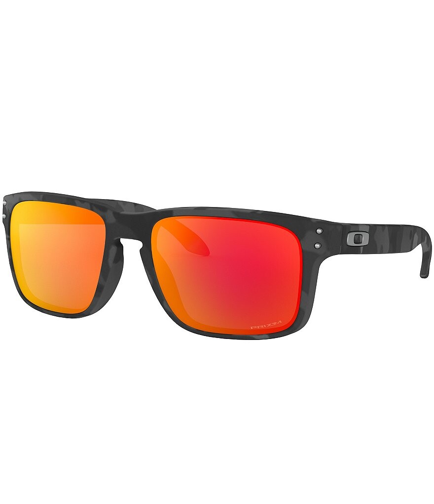 

Мужские квадратные солнцезащитные очки Oakley OO9102 Holbrook 57 мм, черный