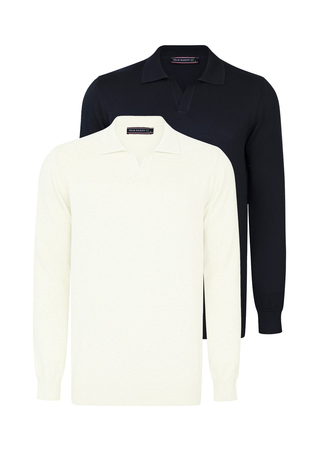 

Лонгслив 2 PACK - Polo shirt Felix Hardy, синий
