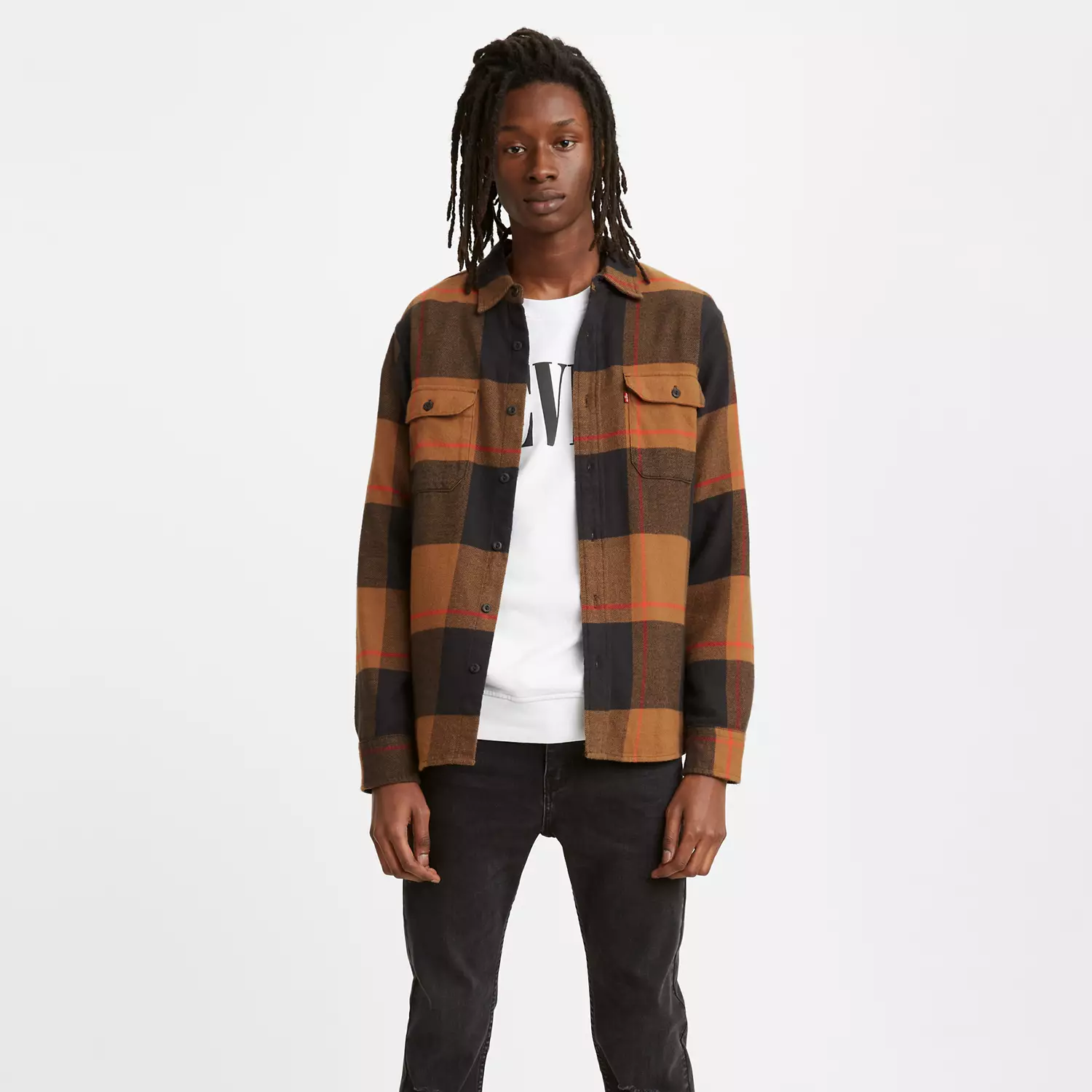 

Классическая рабочая рубашка Levi's, черный