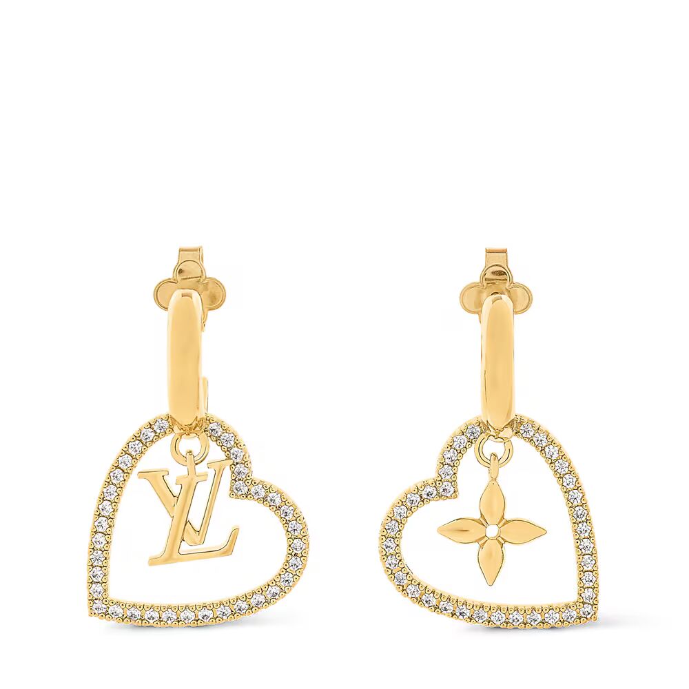 

Мои серьги LV Heart Louis Vuitton, золотой