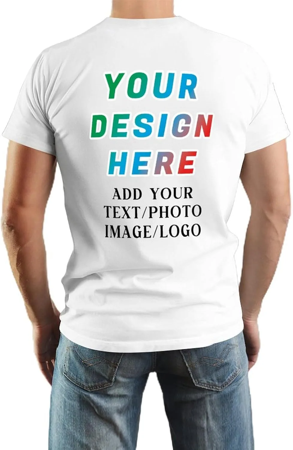 

Футболка с индивидуальным дизайном: нанесение логотипа, текста или фото на спину PCZEFJAS