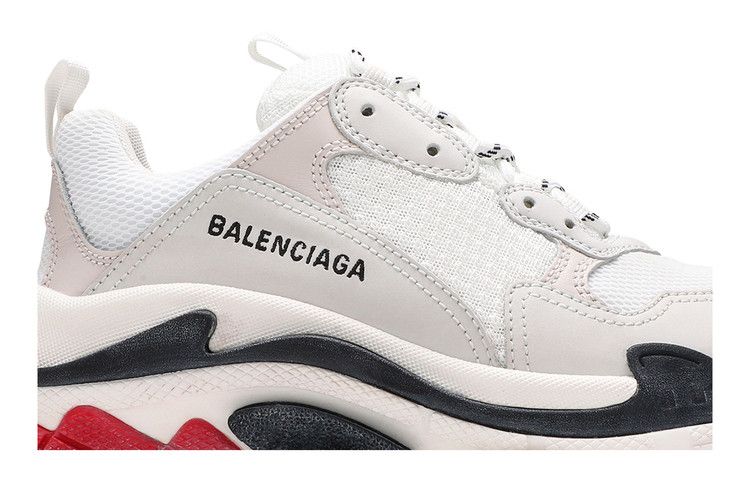 Кроссовки Balenciaga Triple S 'White Black Red' — фото 3