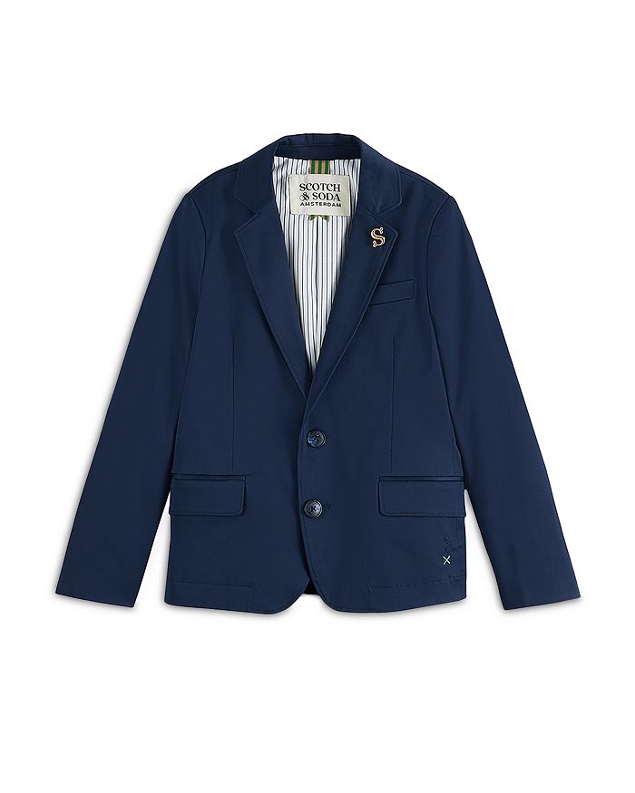 

Классический блейзер для мальчиков - малыши, старшие дети Scotch & Soda, синий