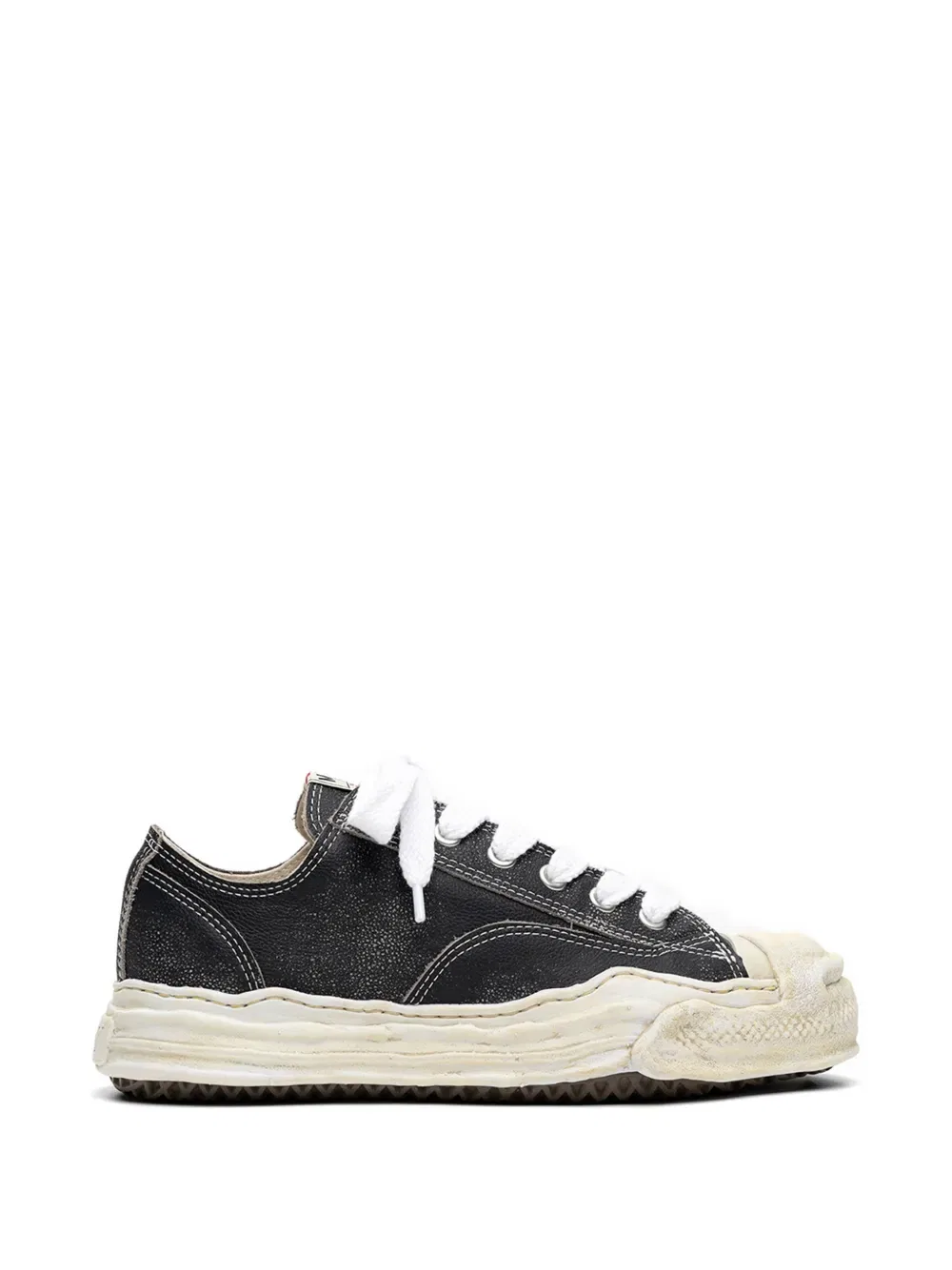 Кроссовки Hank og sole shrink leather Maison Mihara Yasuhiro, черный