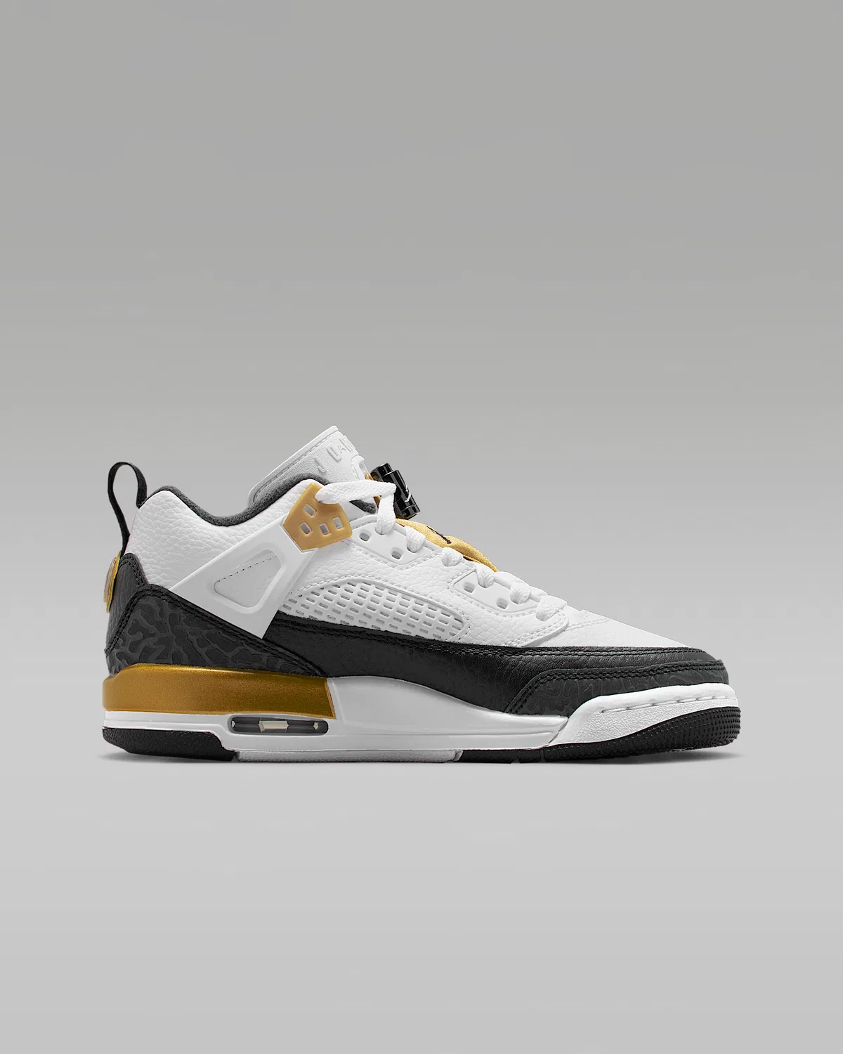 Детские кроссовки Jordan Spizike Low, White/Metallic Gold/Black — фото 3