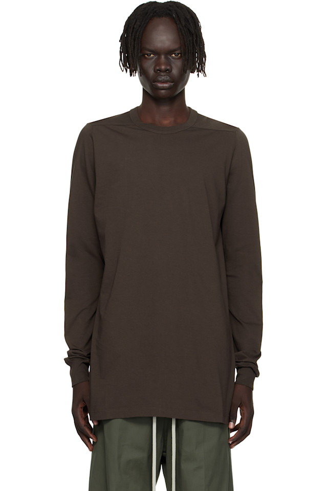 

Rick Owens Серая футболка Concordians Level LS