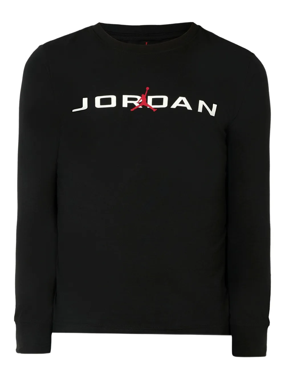 

Футболка с длинными рукавами и логотипом Jordan Kids, черный
