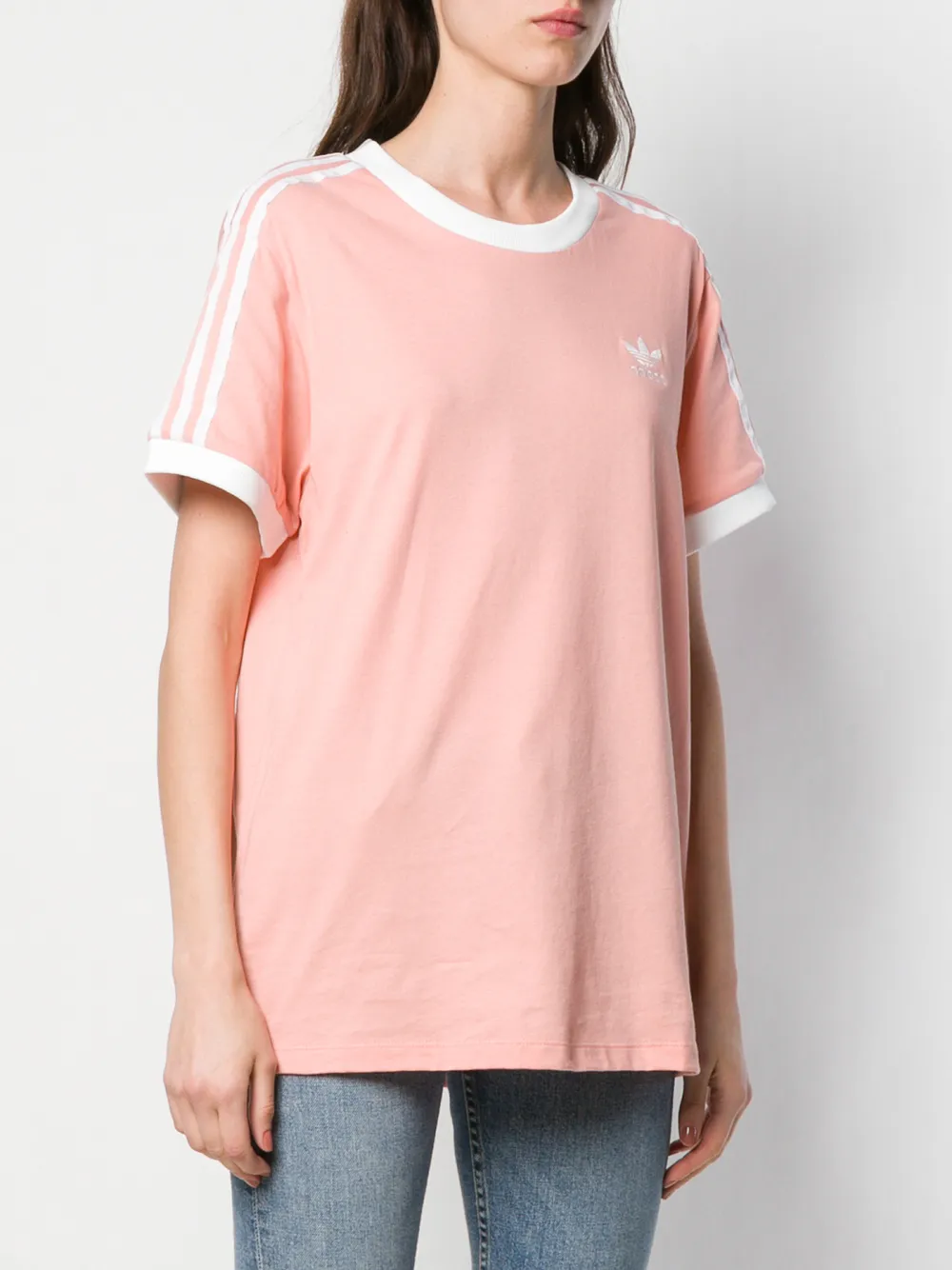 Футболка Originals 3-Stripes adidas, розовый — фото 4