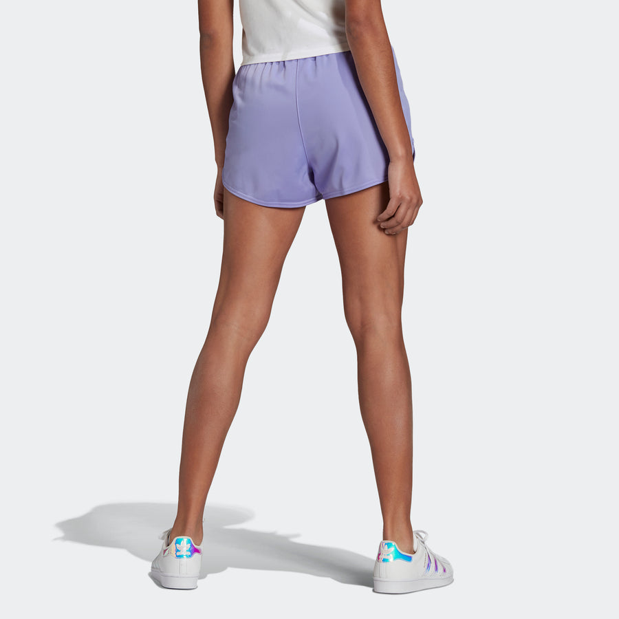 Спортивные шорты (WMNS) adidas originals Shorts Embroidery Shorts Purple, фиолетовый — фото 3