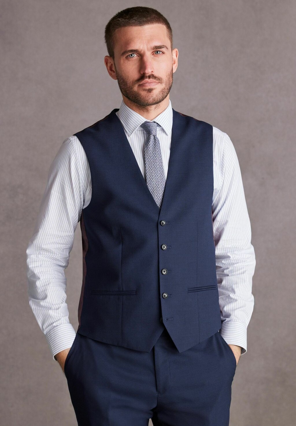 

Костюмный жилет SIGNATURE TOLLEGNO REGULAR FIT Next, синий