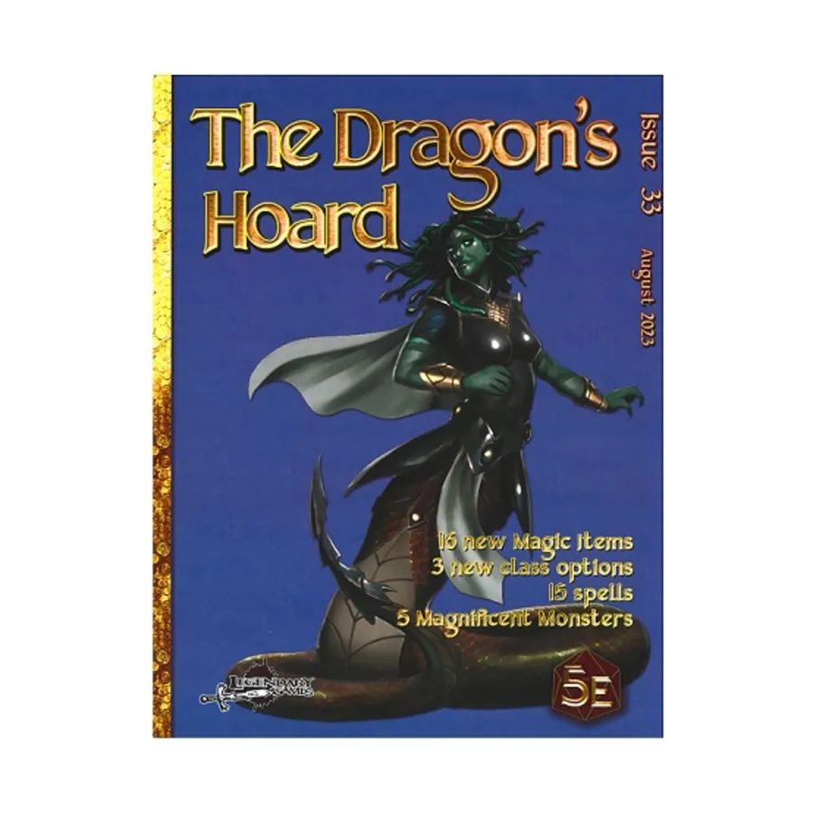 

Dragon's Hoard - Issue #33, Dungeons & Dragons (5th Edition) - Dragon's Hoard (Legendary Games), мягкая обложка
