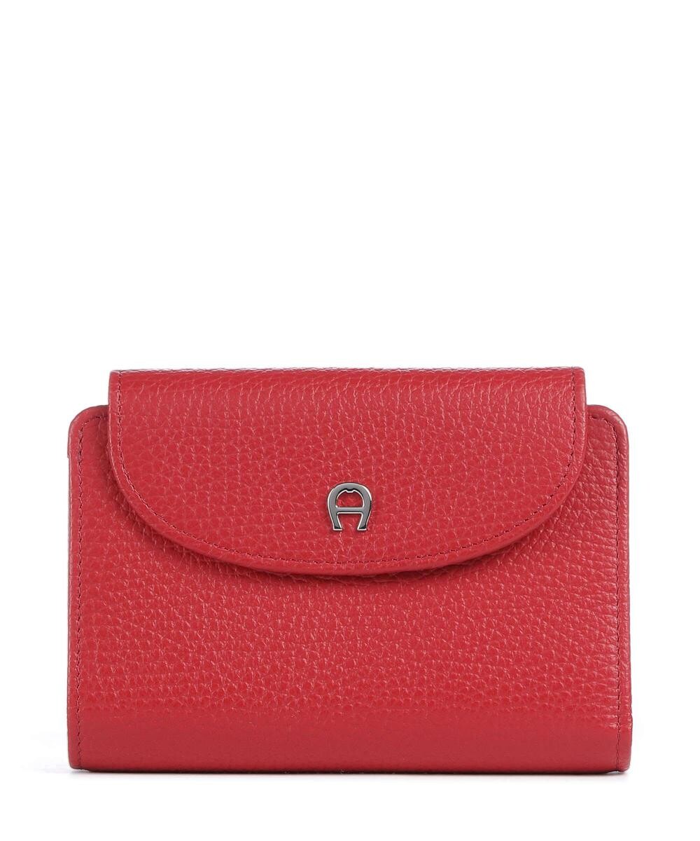 

Кошелек Basics из зерненой кожи Aigner, красный
